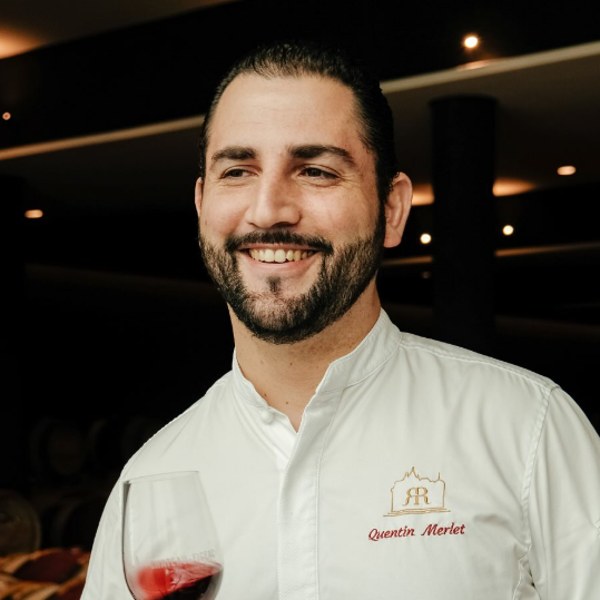 Quentin Merlet, chef du Château Grand Barrail à Saint-Émilion